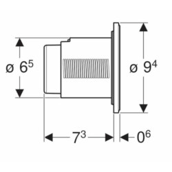 Ovládací tlačítko Geberit Typ 10 116.055.KJ.1