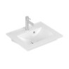 Villeroy & Boch Venticello umyvadlo, 500x420x150mm, bílá Alpin CeramicPlus, s přepadem, neleštěno  412450R1