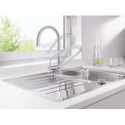 Dřezová baterie Blanco Coressa-F chrom 521544