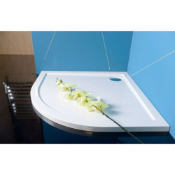 Sprchová vanička čtvrtkruhová Polysan 100x100 cm 62111