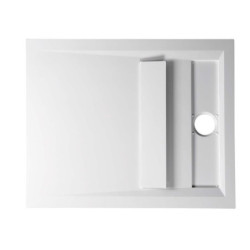 Sprchová vanička obdélníková Polysan 110x90 cm litý mramor 72938