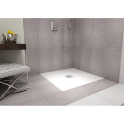Sprchová vanička obdélníková Polysan 90x80 cm litý mramor 72927
