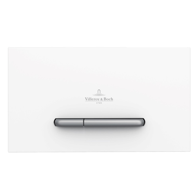 Villeroy & Boch ViConnect toaletní ovládací tlačítko, Dual flush, Bílá  92218068