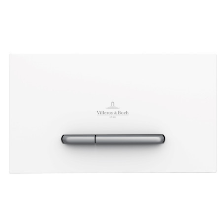 Villeroy & Boch ViConnect toaletní ovládací tlačítko, Dual flush, Bílá  92218068