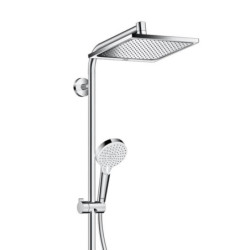 Sprchový systém Hansgrohe Crometta E na stěnu s termostatickou baterií chrom 27281000