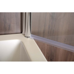 Polysan SPERA 65 vanová zástěna 650mm, čiré sklo,BS-65
