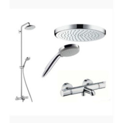 Sprchový systém Hansgrohe Croma na stěnu s vanovým termostatem chrom 27223000