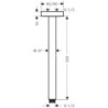 Sprchové rameno Hansgrohe strop chrom 27388000