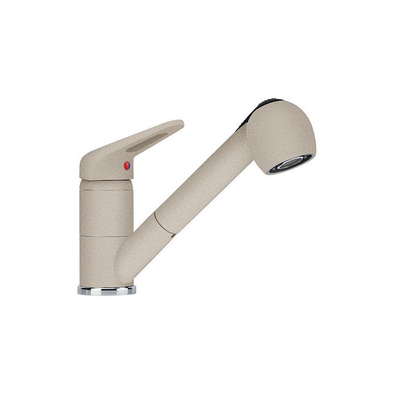 Dřezová baterie Franke s vytahovací sprškou, 2 proudy sahara 115.0470.663