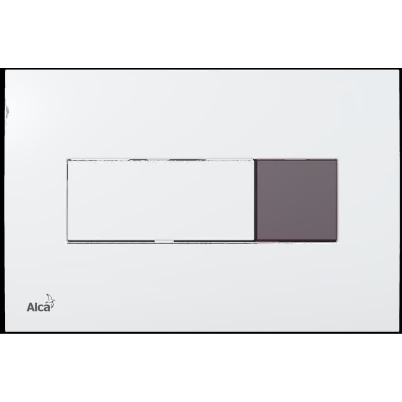 Ovládací tlačítko Alca plast bílá lesk M370SB