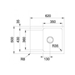 Set dřezu Franke Orion OID 611-62 a baterie FP 9400, černá SETT29C