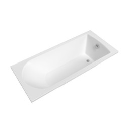 Obdélníková vana SAT Savero Plus 160x75 cm akrylát levá i pravá SAV1600PLUS