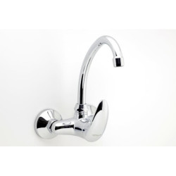 Dřezová baterie Novaservis Metalia 55 s otočným ramínkem 100 mm chrom 55034,0