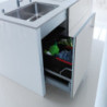 Vestavný odpadkový koš Franke Sorter 300-60, 2x 10 l + 1x 22 l