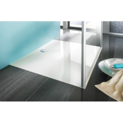 Sprchová vanička obdélníková Hüppe 140x90 cm litý mramor 215120.055