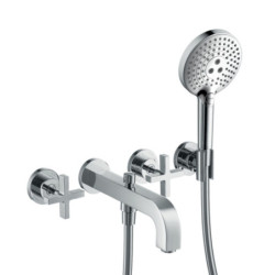 Sprchová a vanová baterie Hansgrohe Axor Citterio bez podomítkového tělesa chrom 39447000