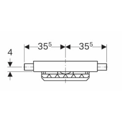Geberit Kombifix - KOMBIFIX pro sprchu, nízká stavební výška 457.536.00.1