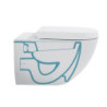WC závěsné Villeroy & Boch O.Novo 56x36 cm alpská bílá 56621001
