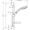 Sprchový set Hansgrohe Croma 100 s mýdlenkou chrom 27774000