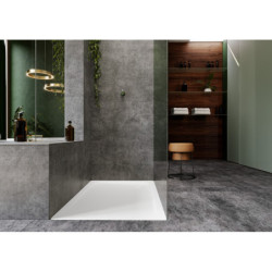 Sprchová vanička obdélníková Kaldewei Superplan 90x75 cm smaltovaná ocel alpská bílá 447748040001