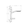 Sprchový set Hansgrohe Raindance Select S s mýdlenkou chrom 27802000