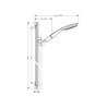 Sprchový set Hansgrohe Puravida bílá/chrom 27853400