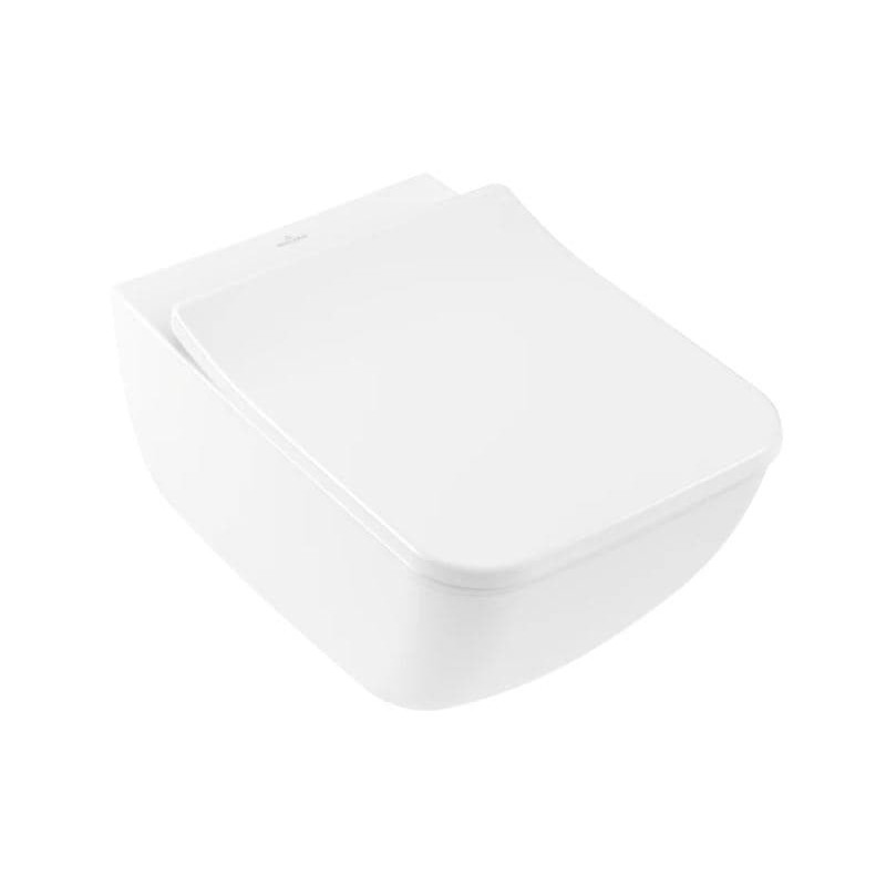 Wc s prkénkem softclose závěsný Villeroy & Boch Venticello Alpská bílá zadní odpad 4611RS01
