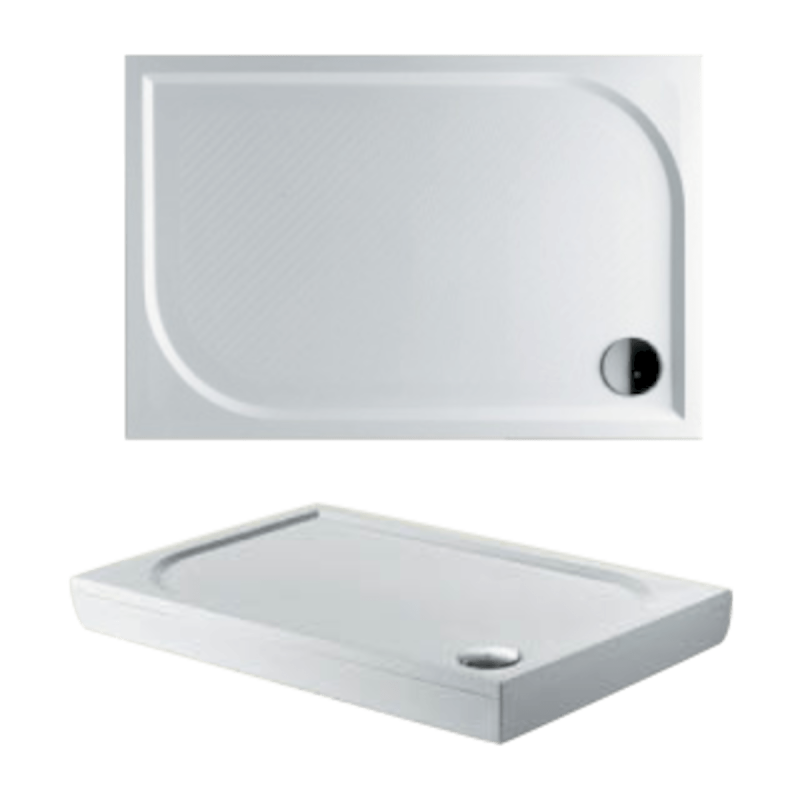 Sprchová vanička obdélníková Riho Kolping 80x120 cm litý mramor DB3300500000000