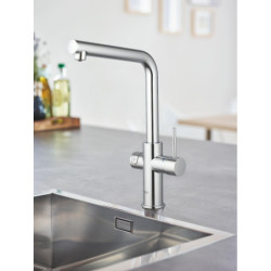 Dřezová baterie GROHE Blue Home s výpustí chrom 31454001