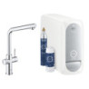 Dřezová baterie GROHE Blue Home s výpustí chrom 31454001