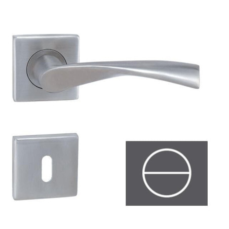 Klika Naturel Tornado HR broušený nerez WC zámek TORNADOHRBNWC