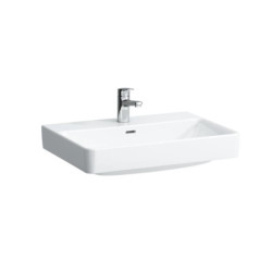 Umyvadlo Laufen Pro S 65x46,5 cm otvor pro baterii, bez přepadu H8109640001561