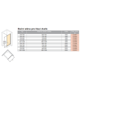 Boční zástěna ke sprchovým dveřím 75 cm Hüppe Classics 2 C23907.069.322