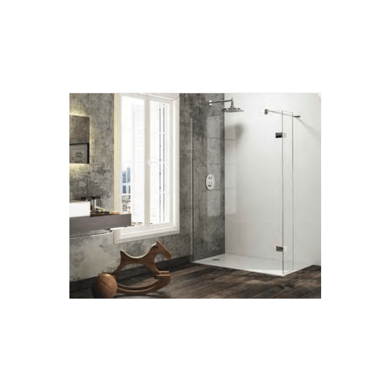 Sprchová zástěna walk-in 130 cm Hüppe Solva pure ST3605.092.322