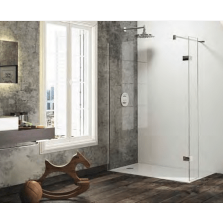 Sprchová zástěna walk-in 130 cm Hüppe Solva pure ST3605.092.322