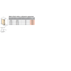 Sprchová zástěna walk-in 100 cm Hüppe Solva pure ST3603.092.322