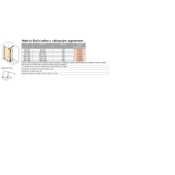 Sprchová zástěna walk-in 140 cm Hüppe Solva pure ST3606.092.322