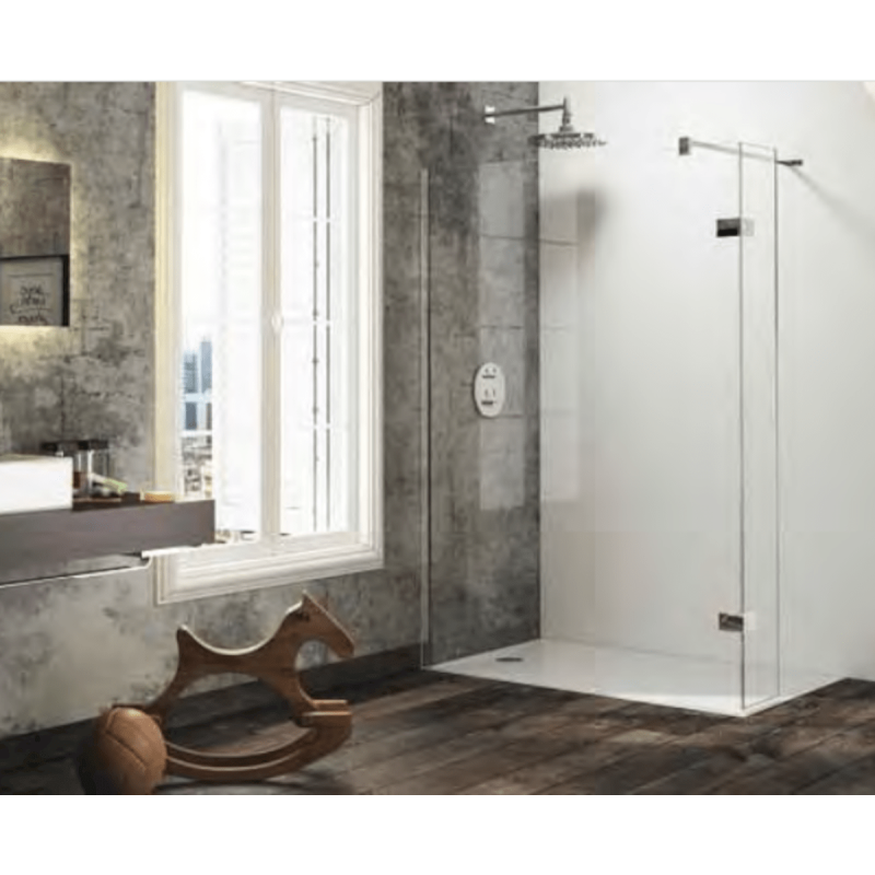 Sprchová zástěna walk-in 140 cm Hüppe Solva pure ST3606.092.322