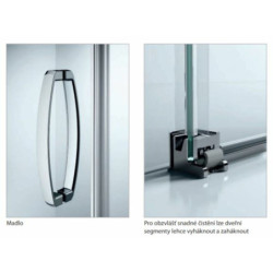 Sprchové dveře 120x80 cm Hüppe Aura elegance 402433.092.322