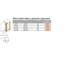 Sprchová zástěna walk-in 130 cm Hüppe Solva pure ST3705.092.322