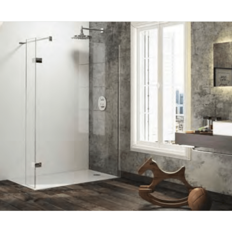 Sprchová zástěna walk-in 130 cm Hüppe Solva pure ST3705.092.322