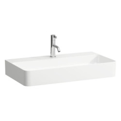 Umyvadlo Laufen Val 75x42 cm otvor pro baterii, bez přepadu H8102850001111