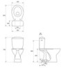Wc kombi komplet S-Line Pro spodní odpad SIKOSSLPRO070
