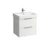 Koupelnová skříňka pod umyvadlo Laufen Base 57x53x44 cm bílá mat H4022321102601