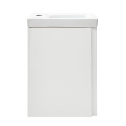 Koupelnová skříňka s umyvadlem Cersanit Dormo 40x21,5x64 cm bílá lesk SIKONCMO014BL