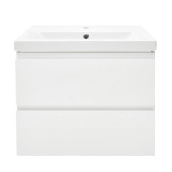 Koupelnová skříňka s umyvadlem Cersanit Dormo 60x37,5x62 cm bílá lesk SIKONCMO004BL