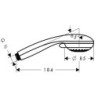 Sprchová hlavice Hansgrohe Crometta 85 chrom 28562000