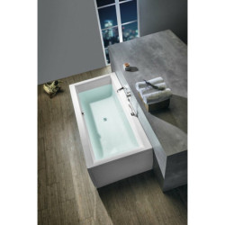 Obdélníková vana Polysan Cleo 180x80 cm akrylát levá i pravá 95611