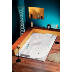 Obdélníková vana Polysan Duo 200x120 cm akrylát levá i pravá 16111