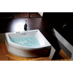 Polysan TANDEM L asymetrická vana 170x130x50cm, bílá,06611